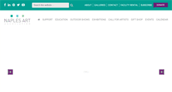 Desktop Screenshot of naplesart.org