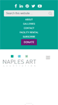 Mobile Screenshot of naplesart.org